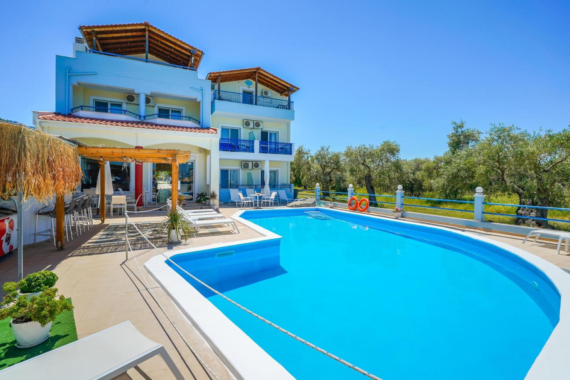 Hotel Golden Sunset Skala Rachoni  Zewnętrze zdjęcie