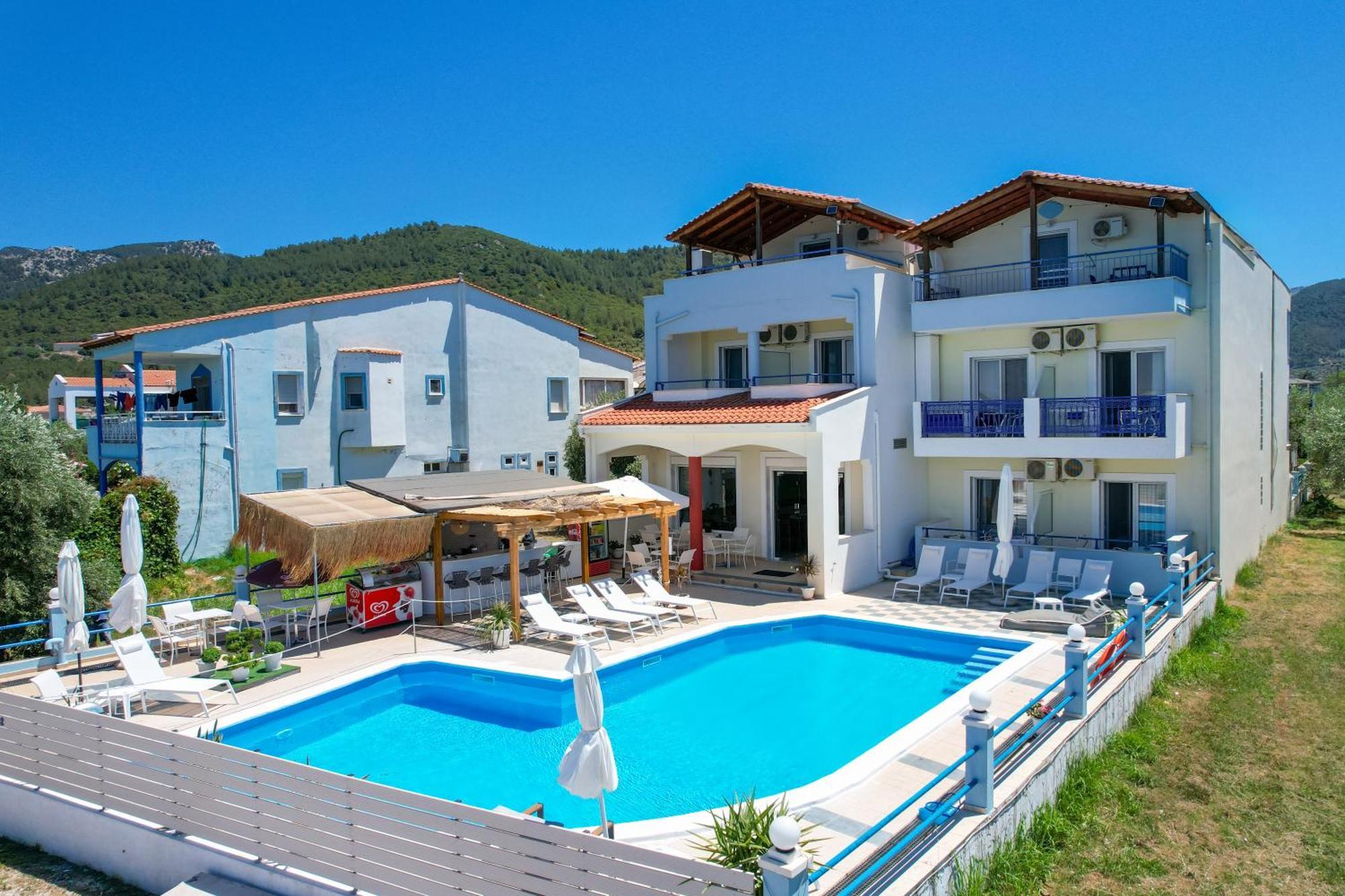 Hotel Golden Sunset Skala Rachoni  Zewnętrze zdjęcie