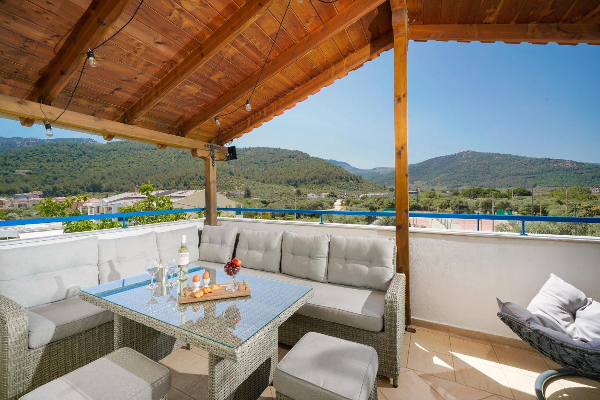 Hotel Golden Sunset Skala Rachoni  Zewnętrze zdjęcie