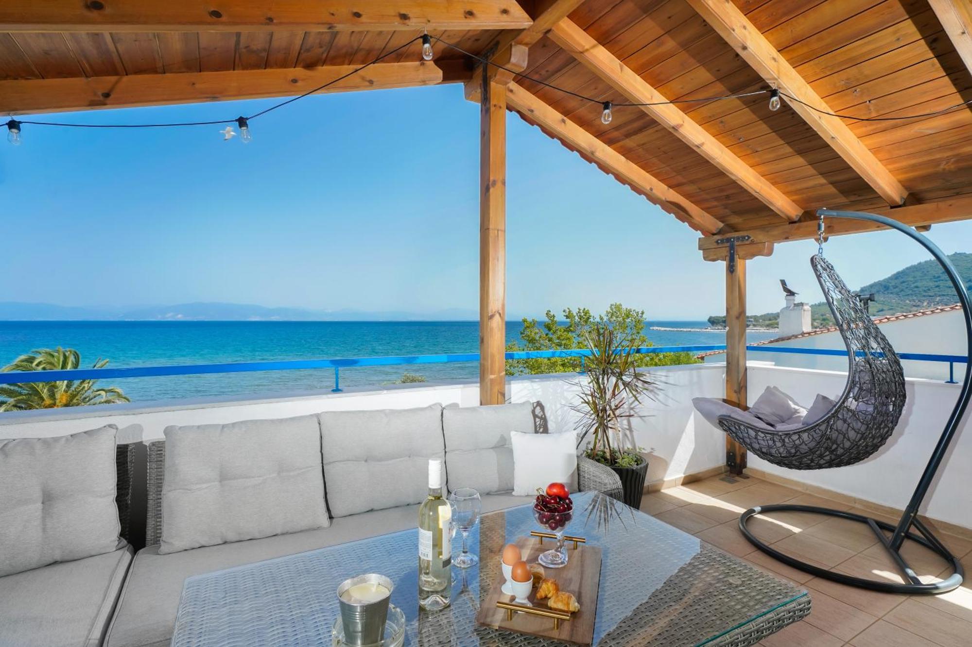 Hotel Golden Sunset Skala Rachoni  Zewnętrze zdjęcie